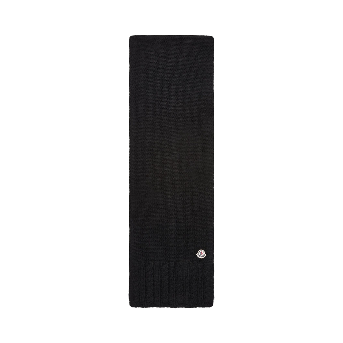 L2-093-3C00003-N0403-999 (W) Moncler Alpaca Blend Knit Muffler Black - 26FW