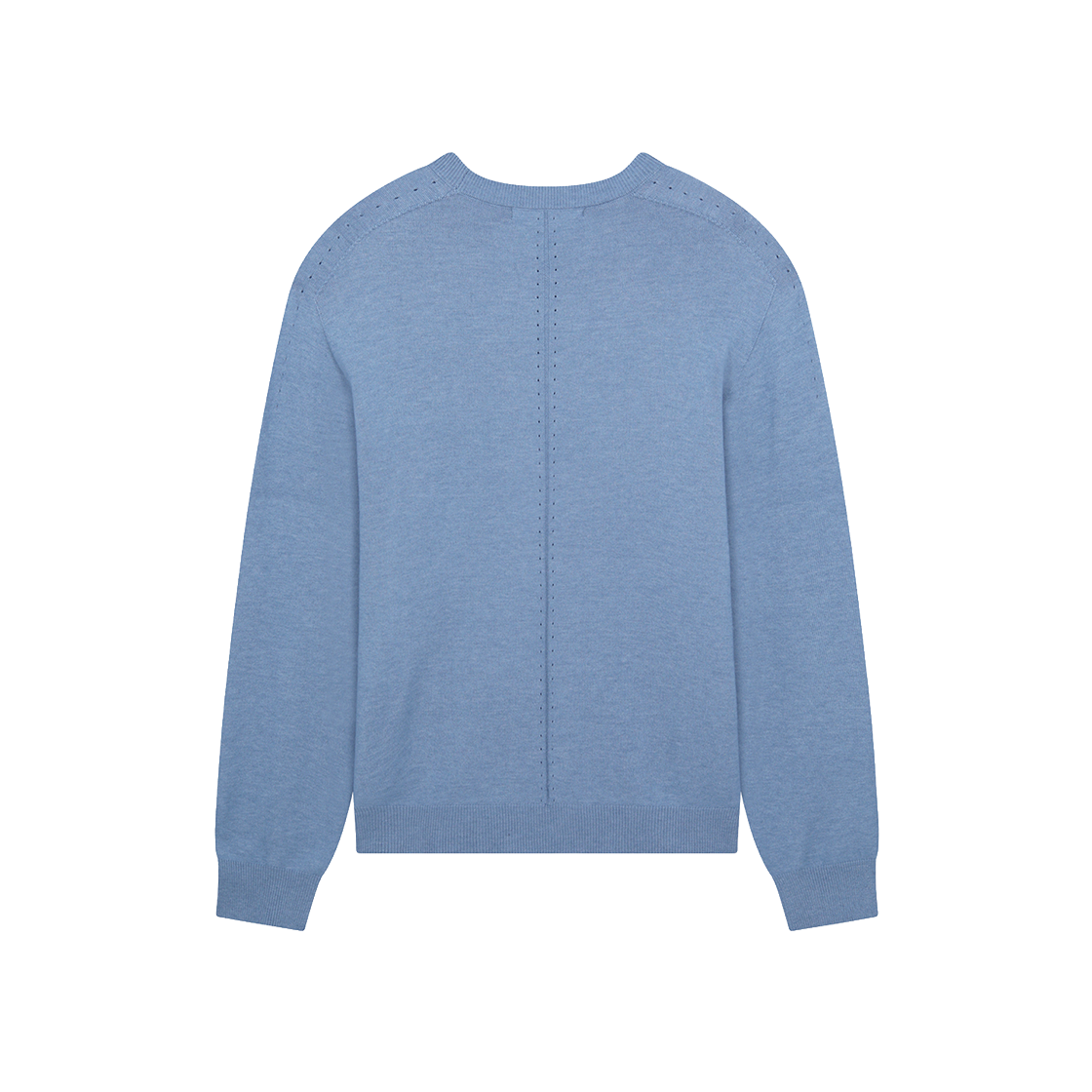 지오송지오 타임리스 홀가먼트 크루넥 니트 블루 ZI6KT687BL(ZIOSONGZIO Timeless Wholegarment Crewneck Knit Blue) - 2