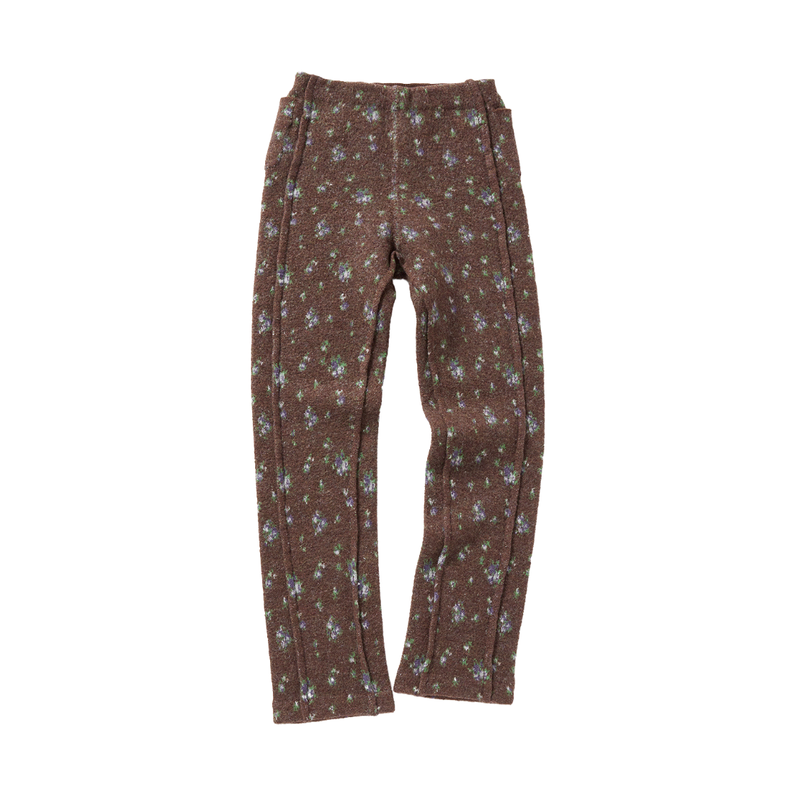 퍼버즈 우먼 플로럴 도트 니트 팬츠 블랙 - 26FW(Perverze Women Floral Dot Knit Pants Black - 26FW) - 1