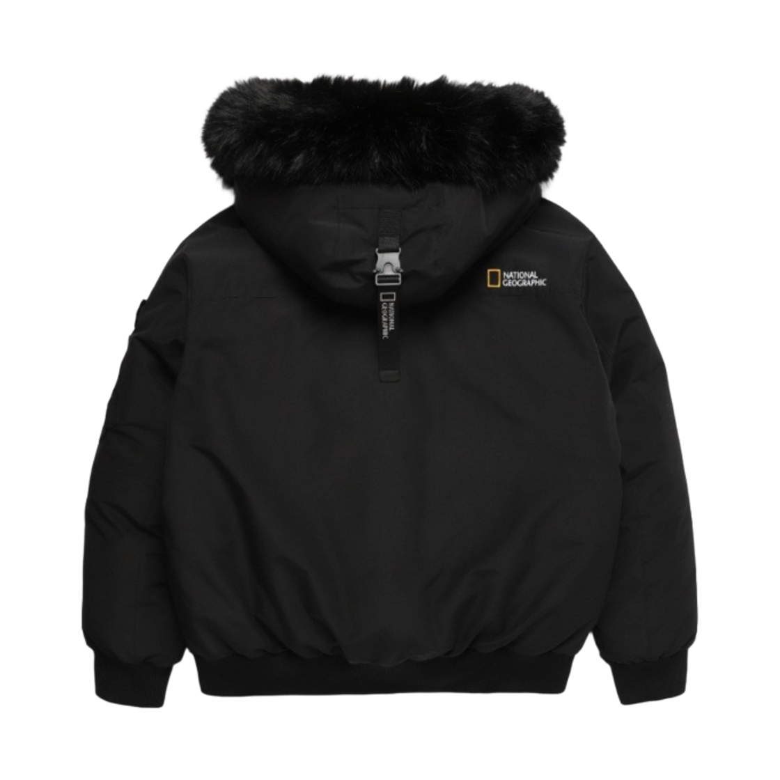 내셔널 지오그래픽 타루가 퍼 트리밍 후디 다운 점퍼 카본 블랙(National Geographic Taruga Fur Trim Hood Down Jumper Carbon Black) - 2