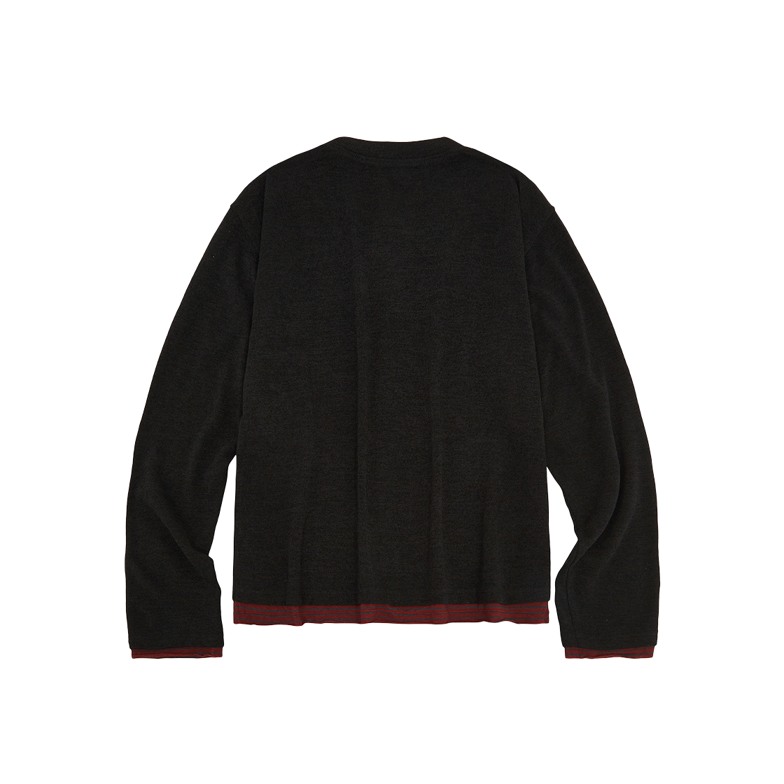 메아 가디건 레이어드 롱 슬리브 블랙(Mea Cardigan Layered L/S Black) - 2