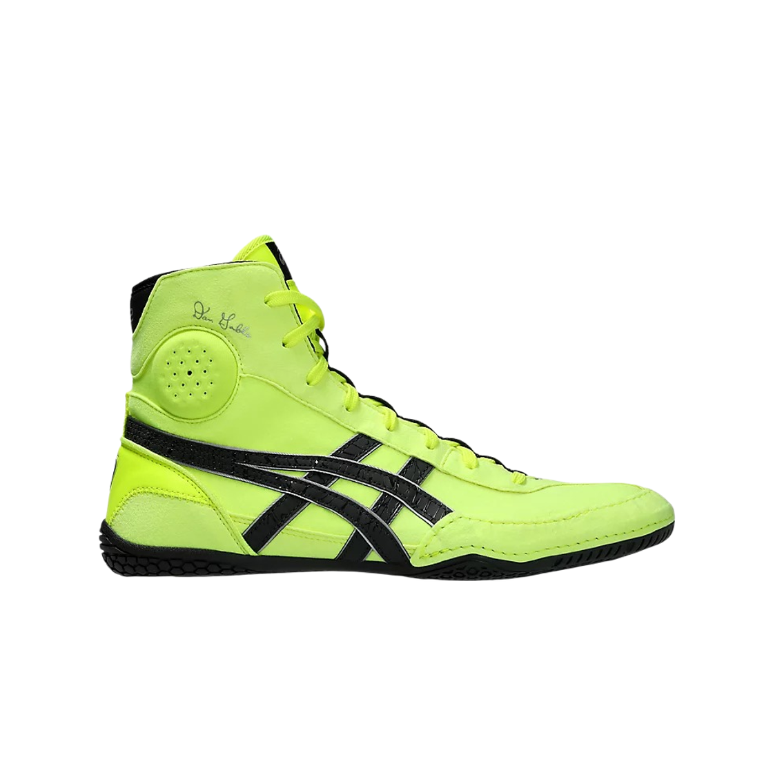1081A052-750 Asics Dan Gable EVO 3 Safety Yellow Graphite Grey - D Standard