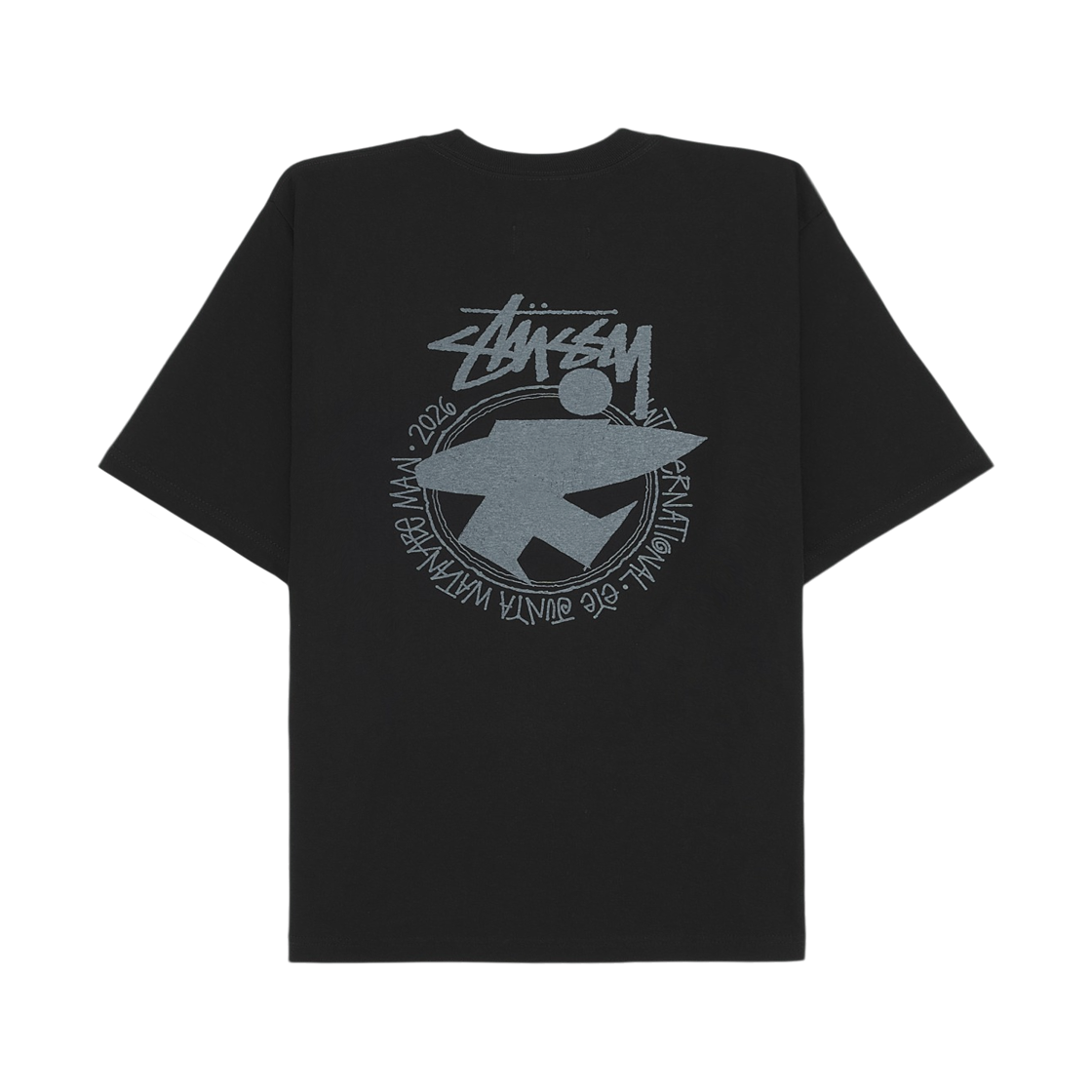 준야 와타나베 x 스투시 서프맨 티셔츠 블랙(Junya Watanabe x Stussy Surfman T-Shirt Black)