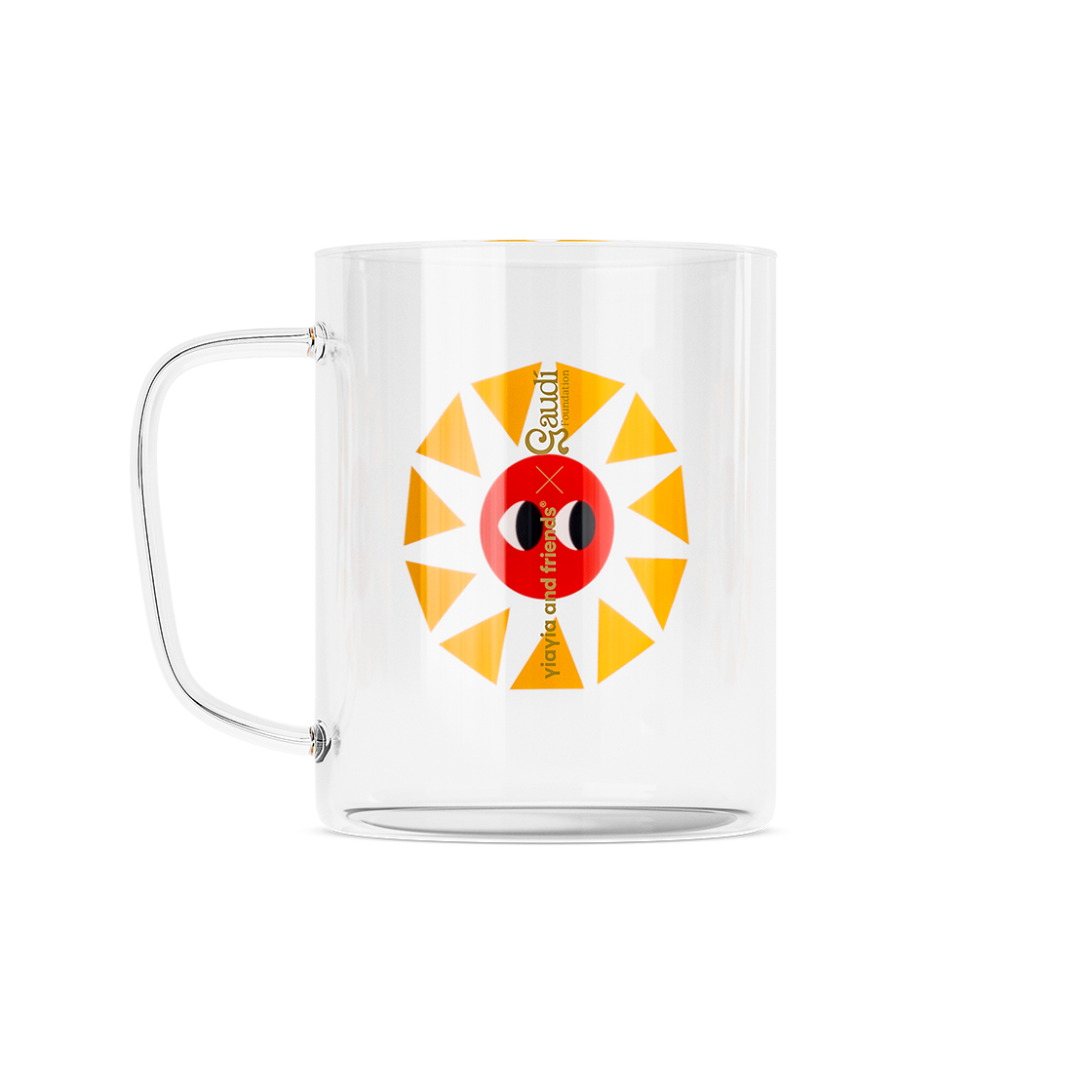 이야이야앤프렌즈 가우디에디션 썬 유리 머그컵(Yiayia and Friends Gaudi Edition Glass Mug – Sun) - 2