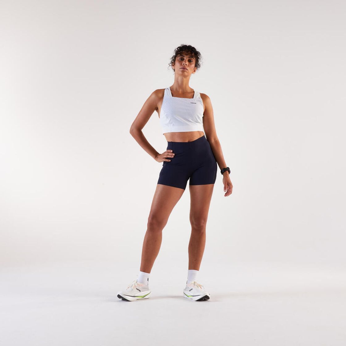 데카트론 여성 2인치 러닝 숏 레깅스 런 라이트 900 아스팔트 블루(Decathlon Women's 2-Inch Running Short Leggings Run Light 900 Asphalt Blue) - 10