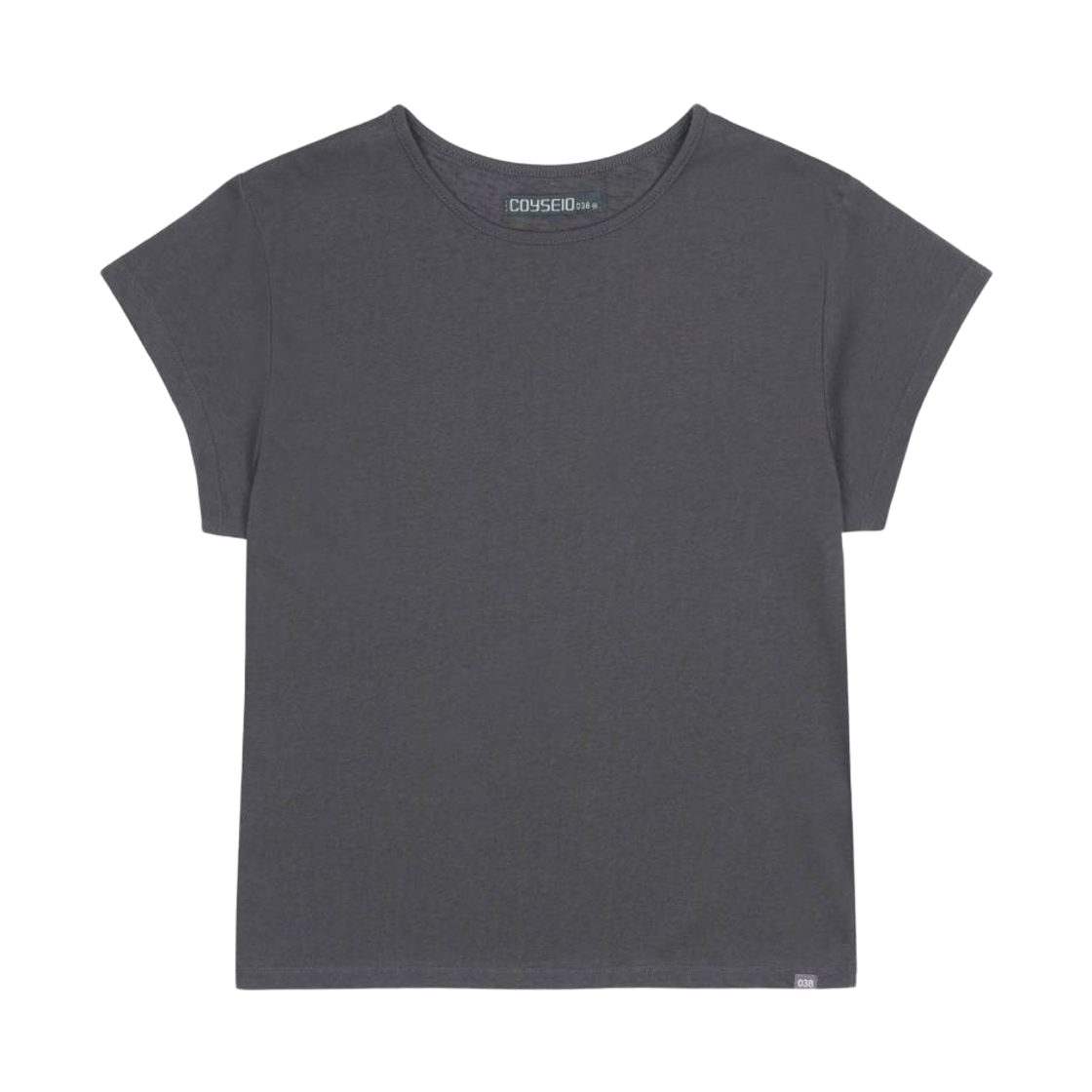 CY26FWTOTS301 COYSEIO 038 Slub T-Shirt Charcoal