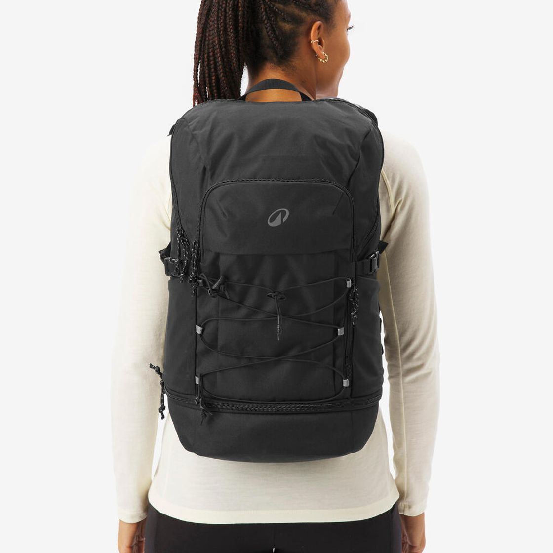 데카트론 하이킹 백팩 30L 아르페나즈 500 스모크 블랙(Decathlon Hiking Backpack 30L Arpenaz 500 Smoke Black) - 2