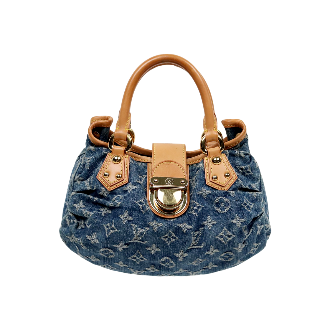 ITEGC7AFJU3M Louis Vuitton Denim Monogram Pretty Tote Bag