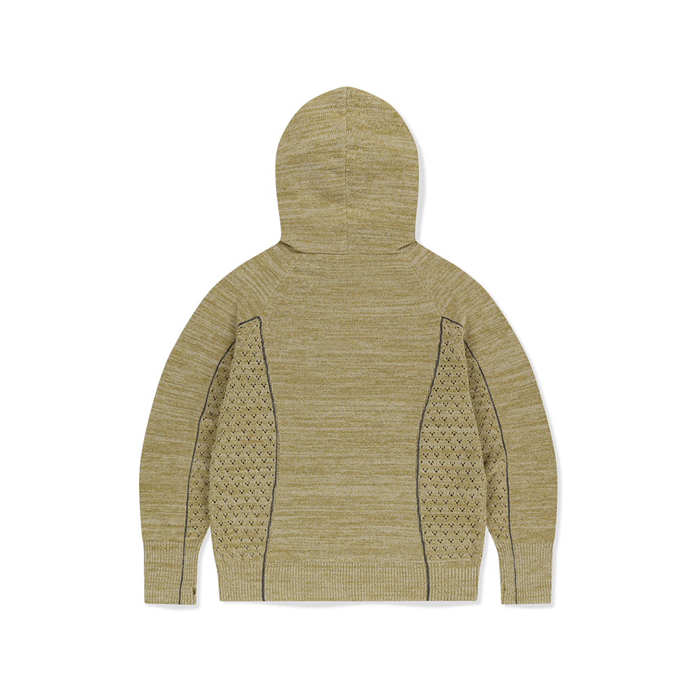 [5% 적립] 썬러브투어 페이스 메쉬 니트 후디 헤더 머스타드([5% 적립] sunlovetour Pace Mesh Knit Hoodie Heather Mustard) - 2