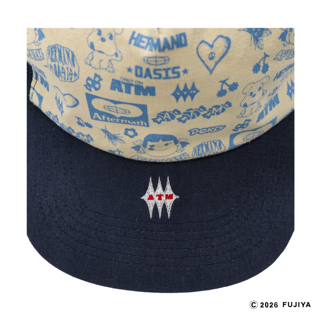 에이티엠 x 페코 풀 프린트 메쉬 캡 버터(Atm x Peko Full Print Mesh Cap Butter) - 6