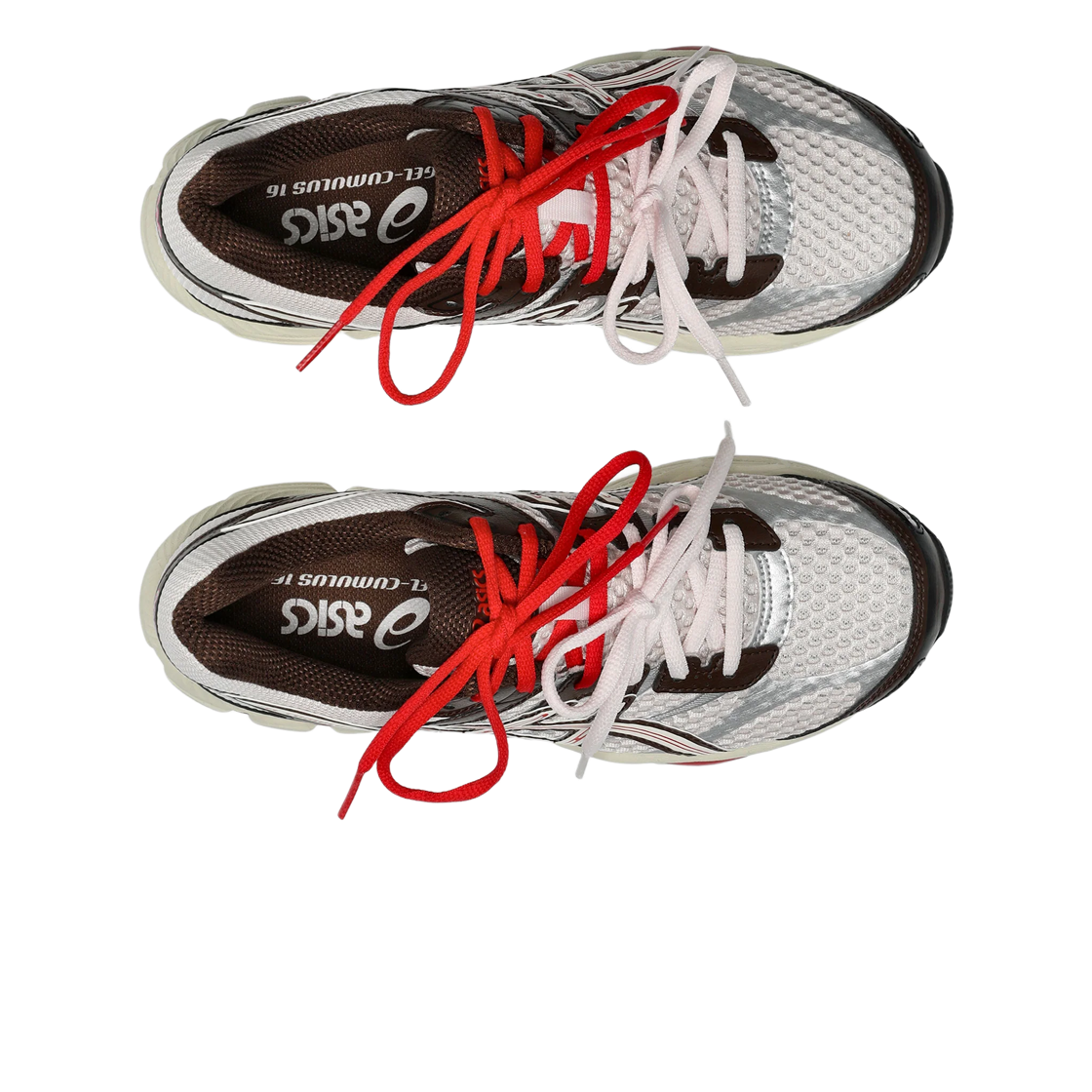 아식스 x 네이키드 젤 큐물러스 16 핑크 클라우드 클래식 레드(Asics x Naked Gel-Cumulus 16 Pink Cloud Classic Red) - 2