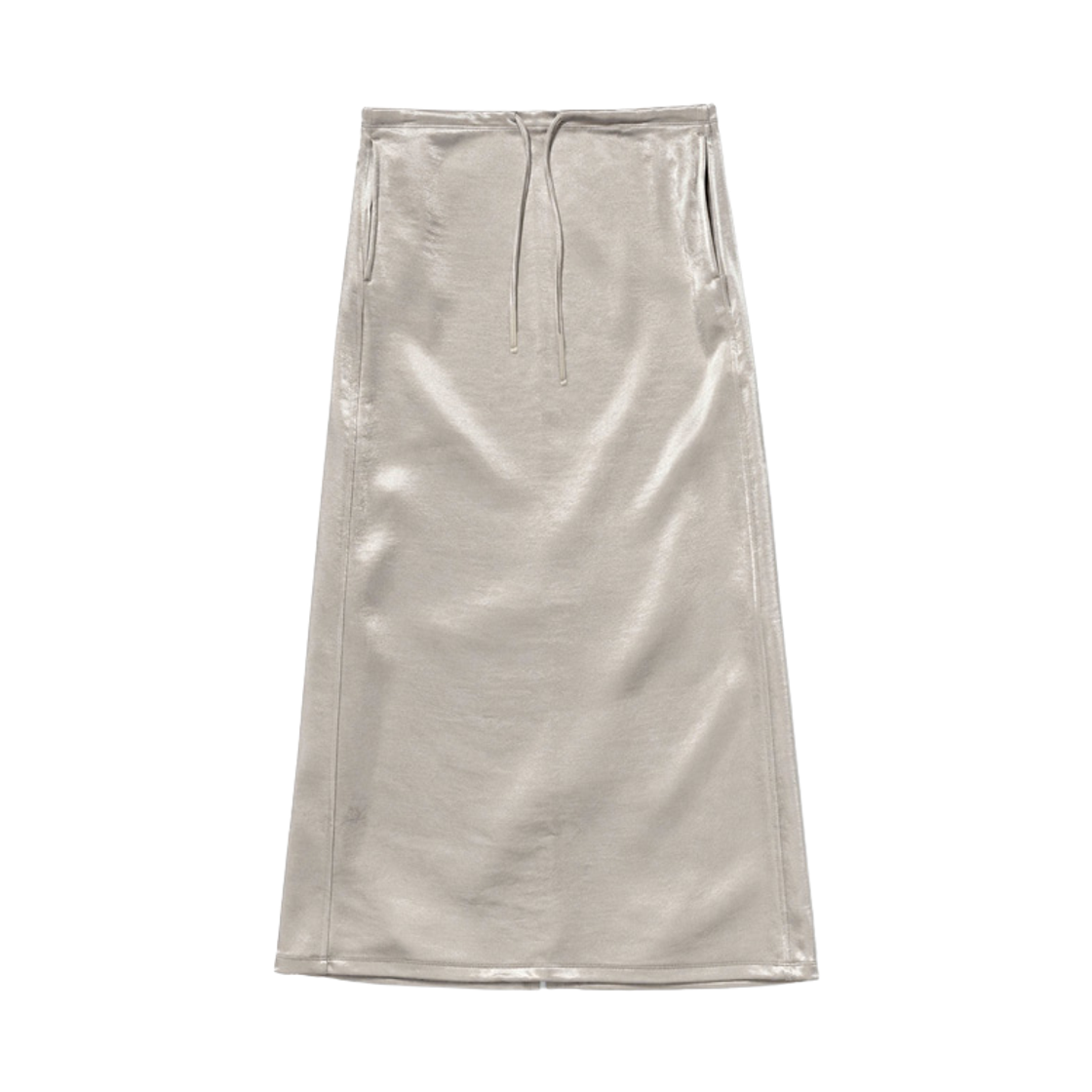 F263SK08 FRITUR Glow Satin Skirt Ivory_F263SK08