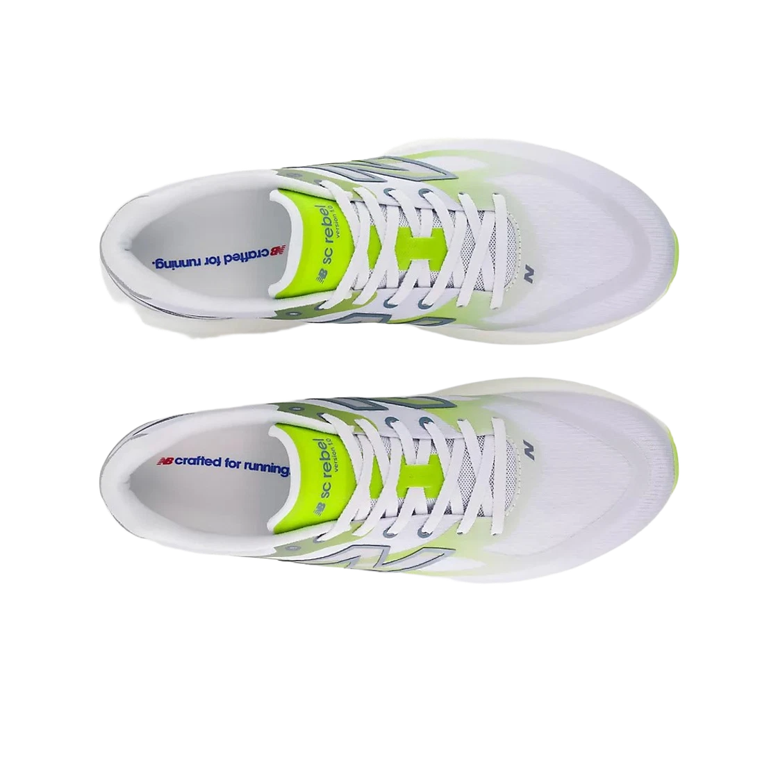 뉴발란스 슈퍼컴프 레벨 프레쉬 에어 알칼리 그린 - 2E 와이드(New Balance SuperComp Rebel Fresh Air Alkaline Green - 2E Wide) - 2