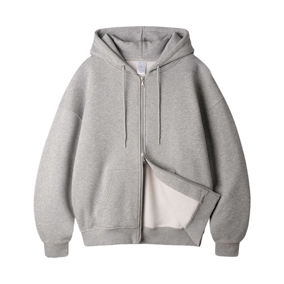 ISHD2682_gray_29 JEMUT Netro Overfit Hoodie Zip Up Gray ISHD2682