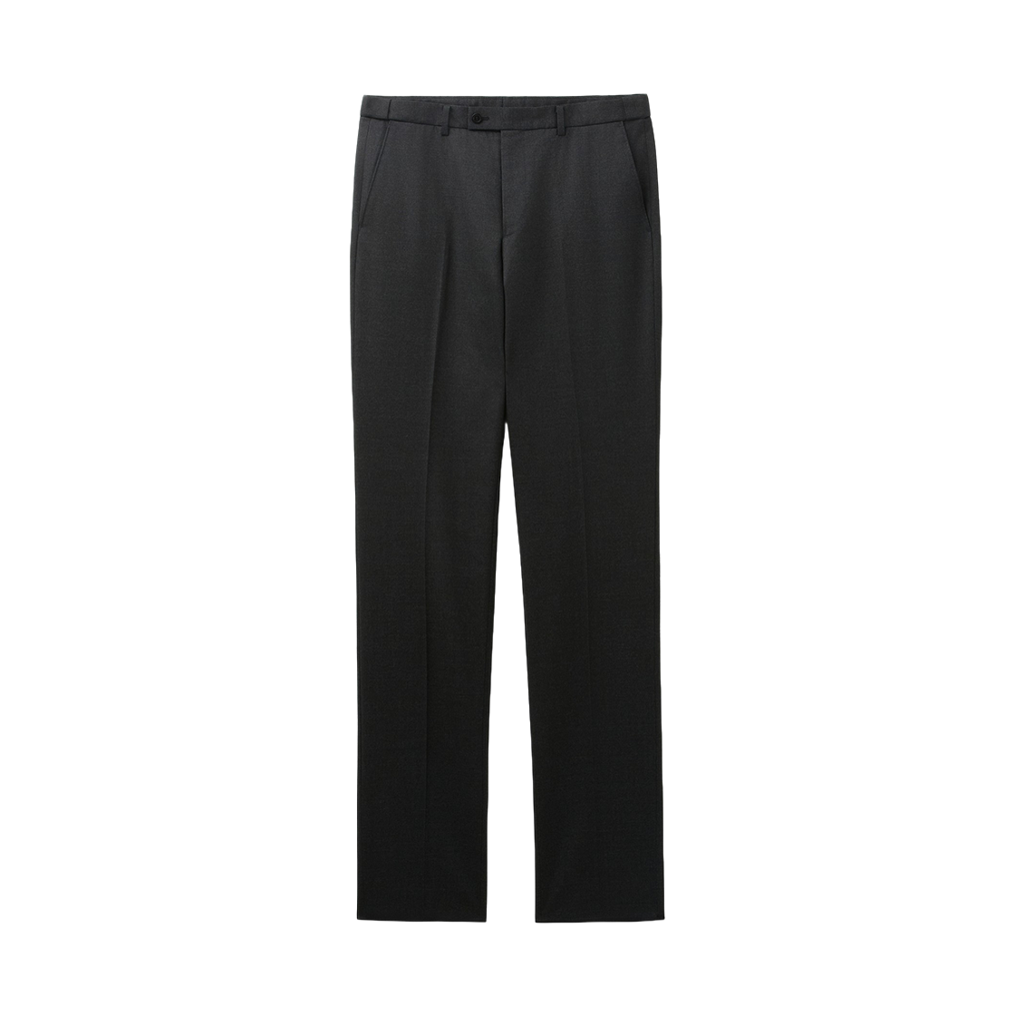 커스텀멜로우 에센셜 그레이 울 블렌드 트윌 수트 팬츠 다크 그레이(Customellow Essential Wool Blend Twill Suit Pants Dark Gray) - 1