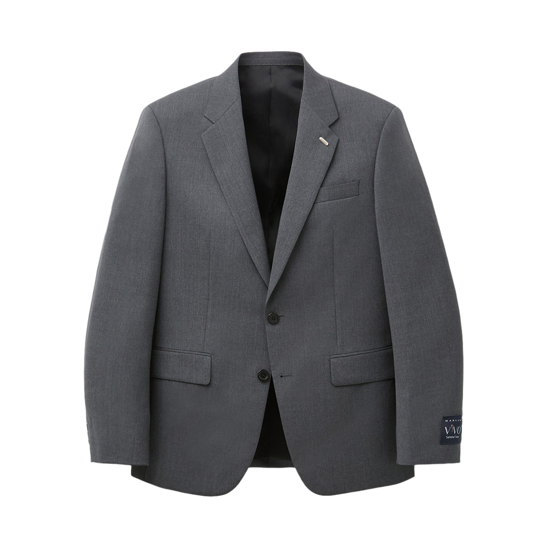 C9FBW26401GYL Customellow Essential Marlane Wool Twill Suit Jacket Light Gray