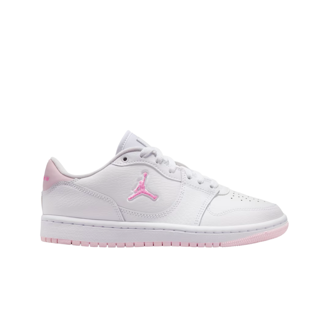 IQ6016-101 (GS) Jordan Court Connect Low White Pink Foam