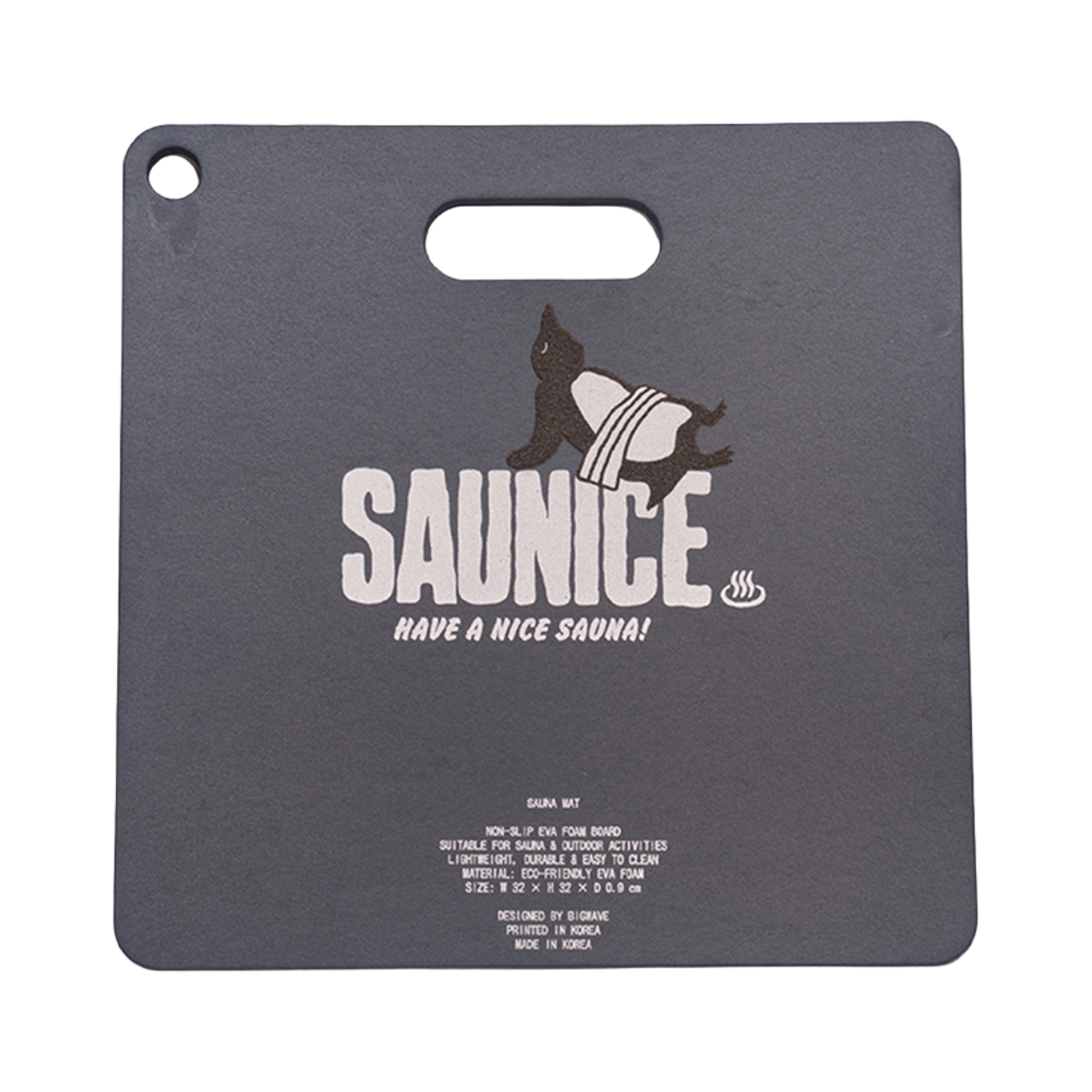 빅웨이브 컬렉티브 사우나이스 사우나 매트 네이비(BIGWAVE COLLECTIVE Saunice Sauna Eva Matt Navy)