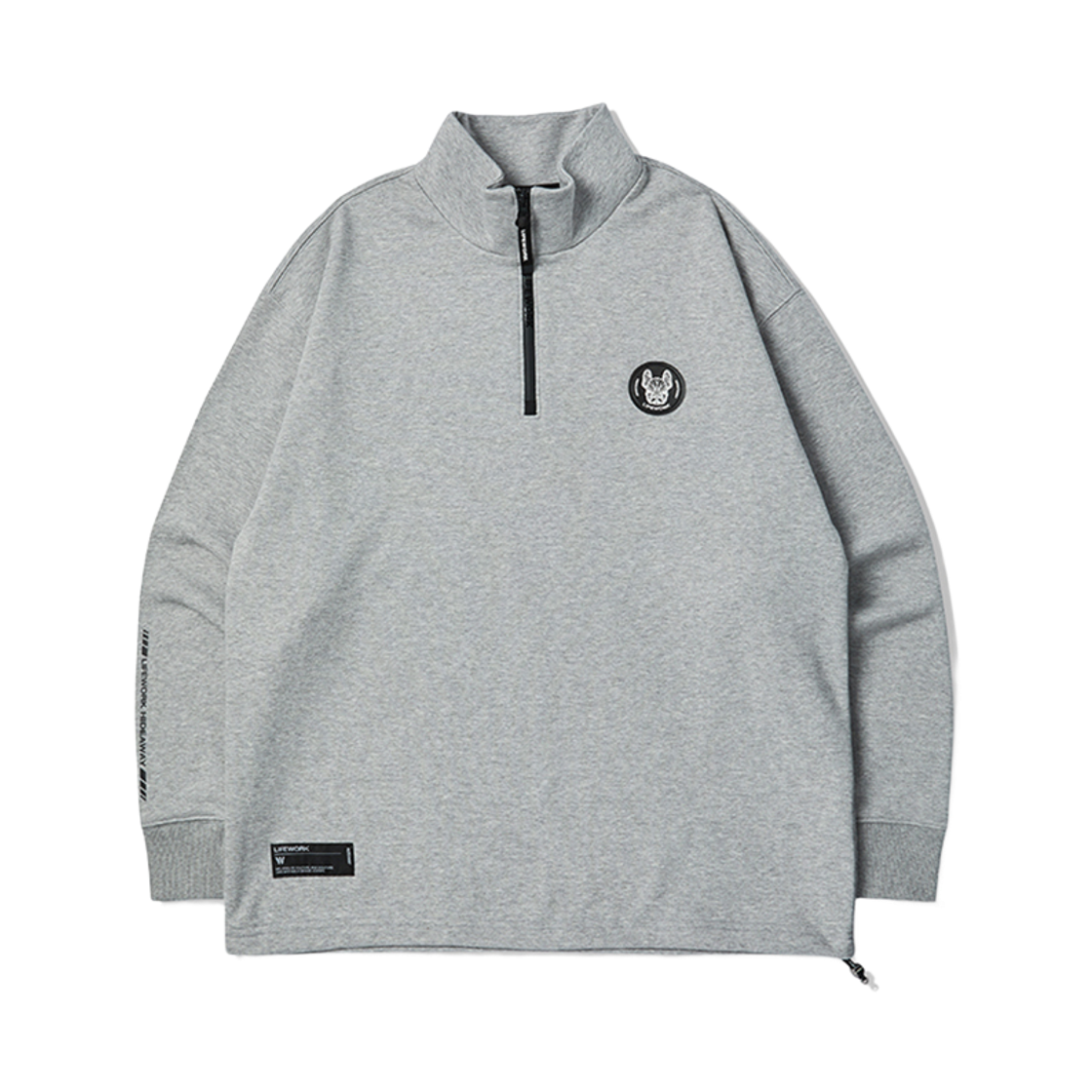 LW231MT302 Lifework Coin Wappen String Half-Zip-Up_LW231MT302