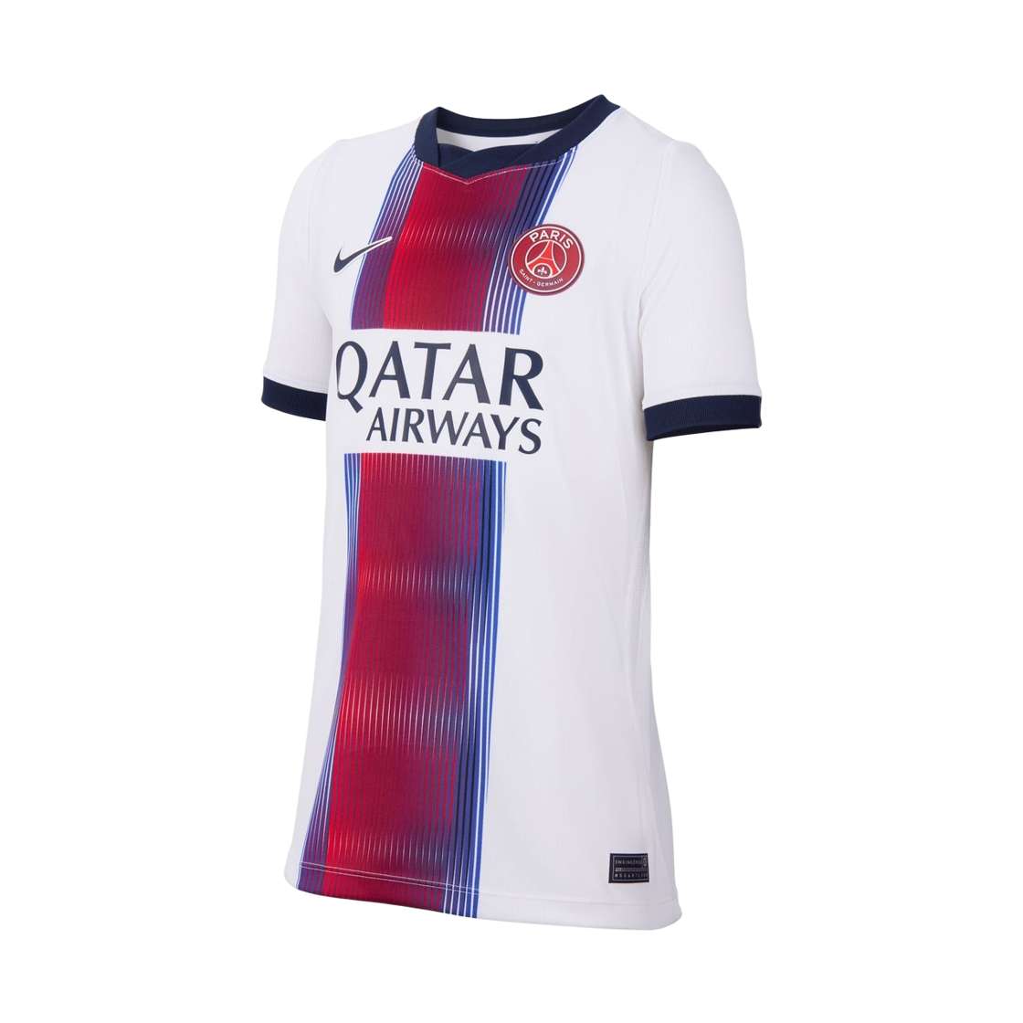 II1687-101 (Kids) Nike Paris Saint-Germain 2026/27 Stadium Away Dri-Fit Soccer Replica Jersey White College Navy (II1687-101) (Non Marking Ver.)