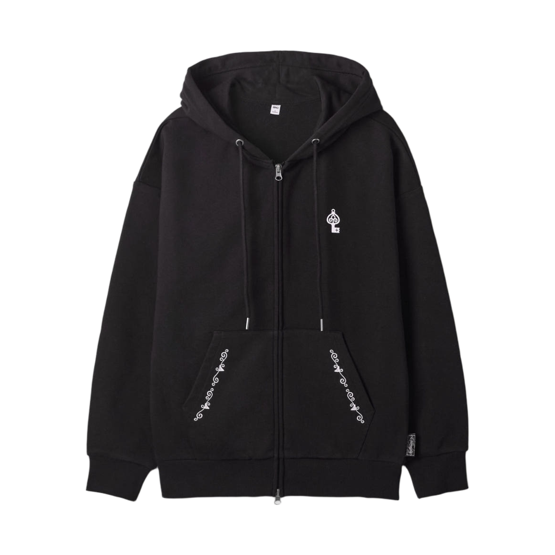 SPMZG49U02 Spao x Charmmykitty Hooded Zip-Up Black