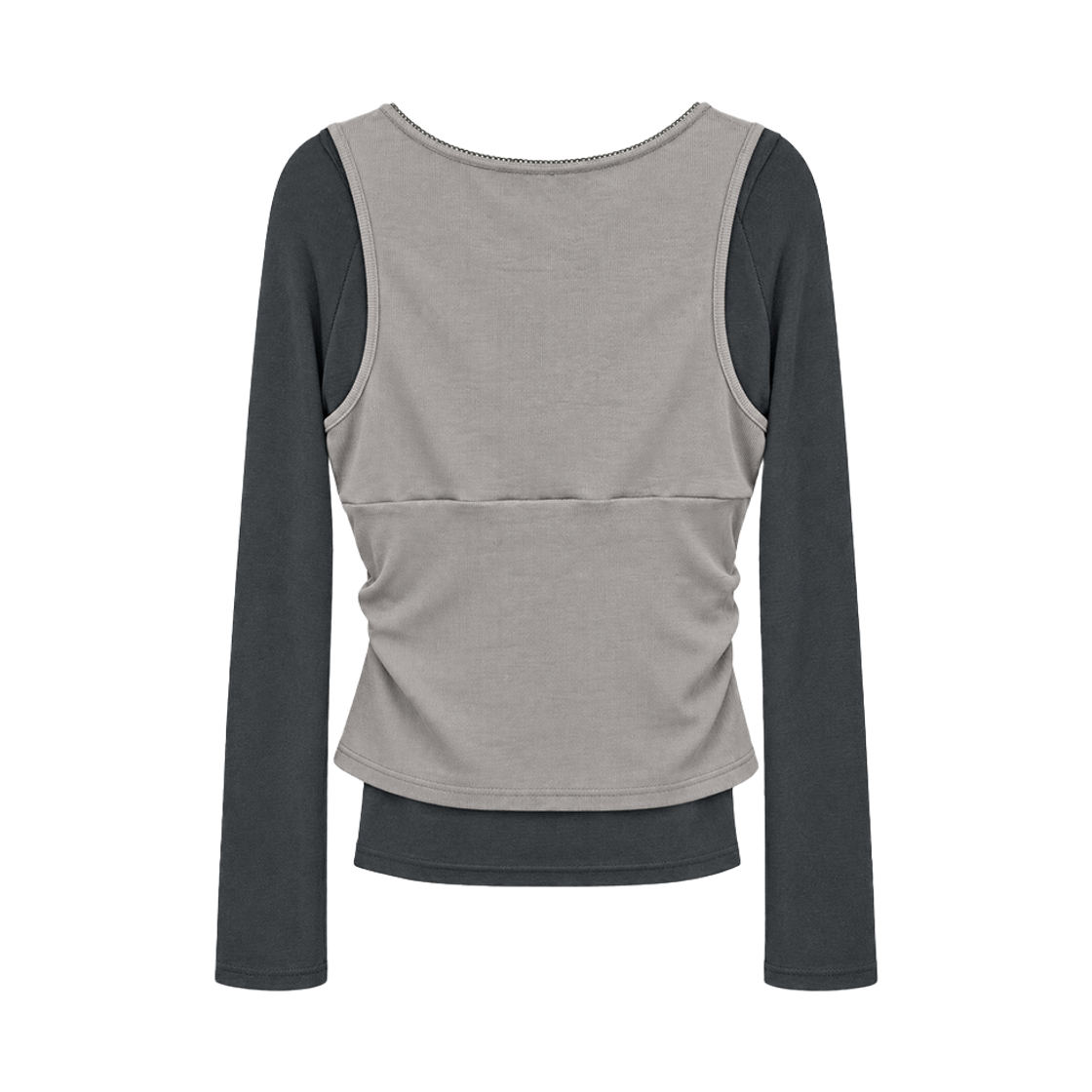 아크무어 크로스 랩 레이어드 라이트 그레이(ARCMOOR Cross Wrap Layered Light Grey) - 2