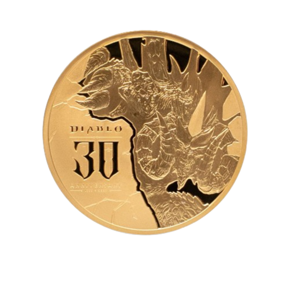 금 한국조폐공사 디아블로 30주년 기념 금메달 15.55g(Gold KOMSCO Diablo 30th Anniversary Gold Medal 15.55g)