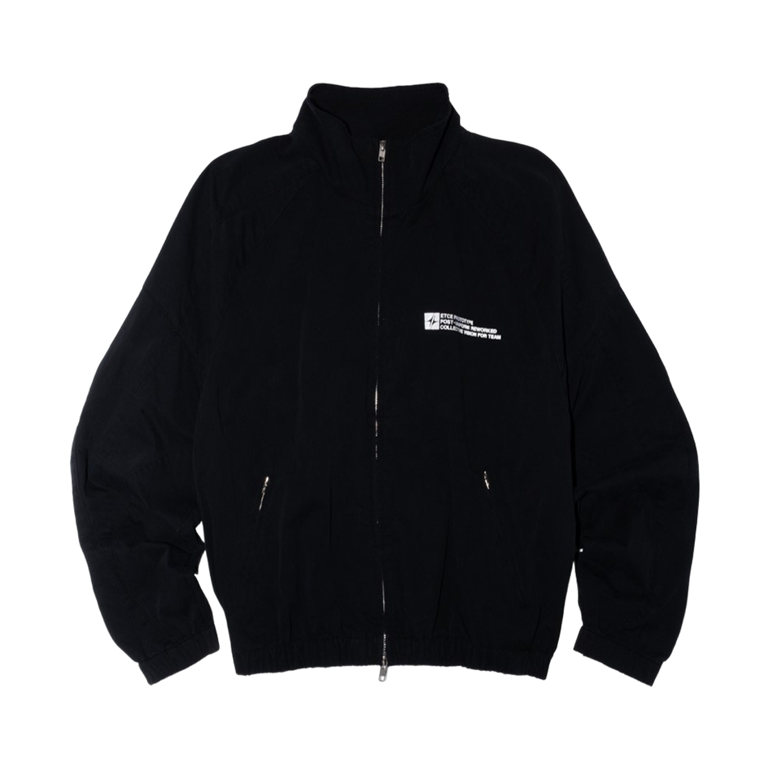 이티씨이 하이 넥 팀 자켓 블랙(ETCE High Neck Team Jacket Black)