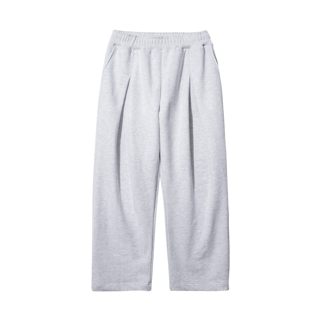 SHLP6661_291 EZKATON Inverted Wide Training Pants Whiteoatmeal SHLP6661