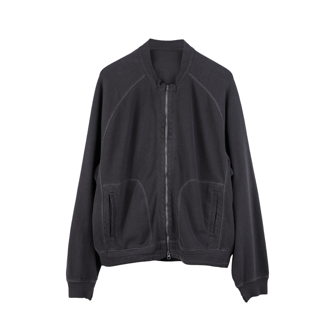 폴리테루 러프셋 집업 차콜(Polyteru Rough Set Zip Up Charcoal)