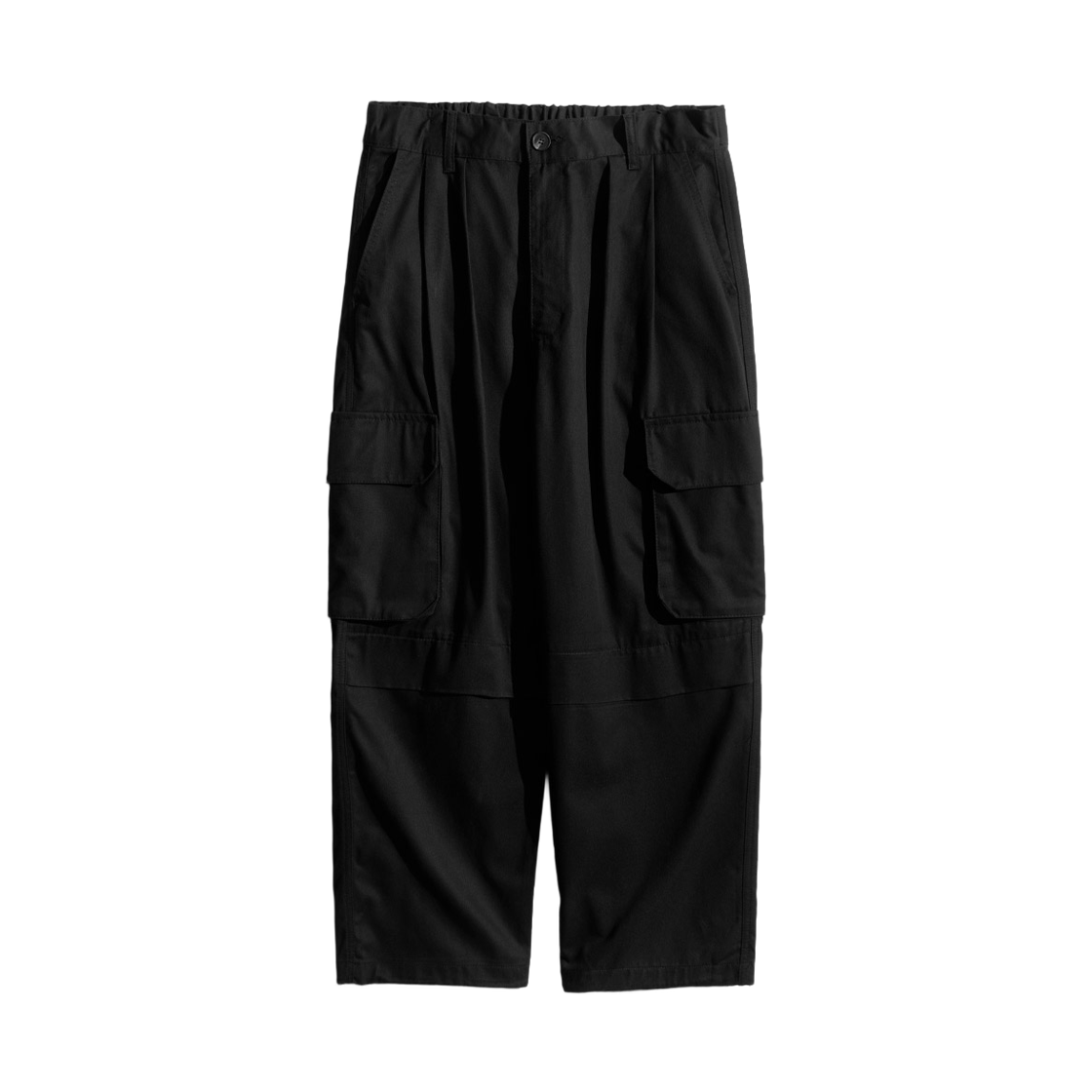 HYLP4577_Black_291 PERSTEP Fixer Flap Cargo Pants Black HYLP4577