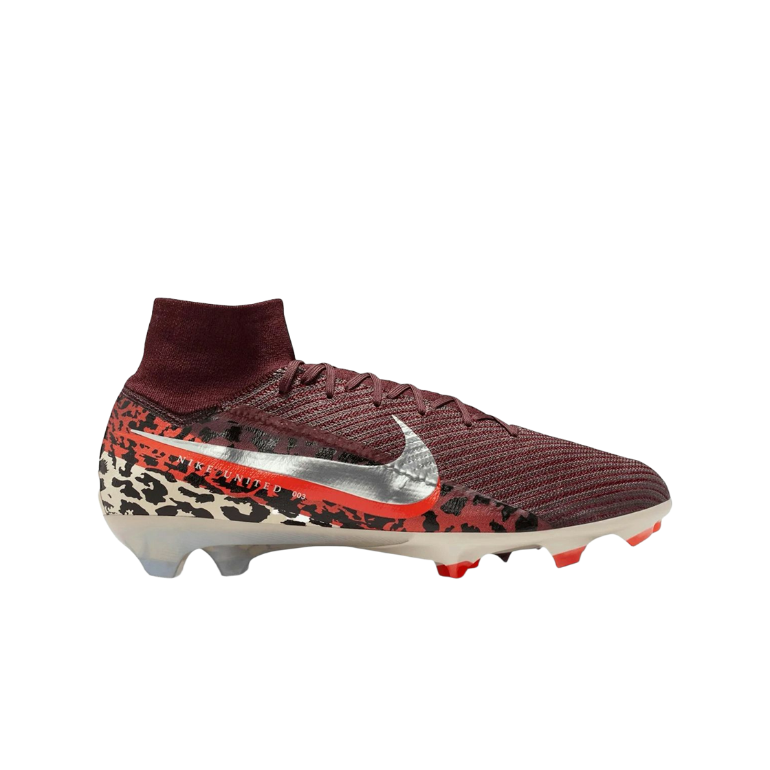 IO8438-661 Nike Zoom Mercurial Superfly 10 Elite FG Burgundy Crush University Red