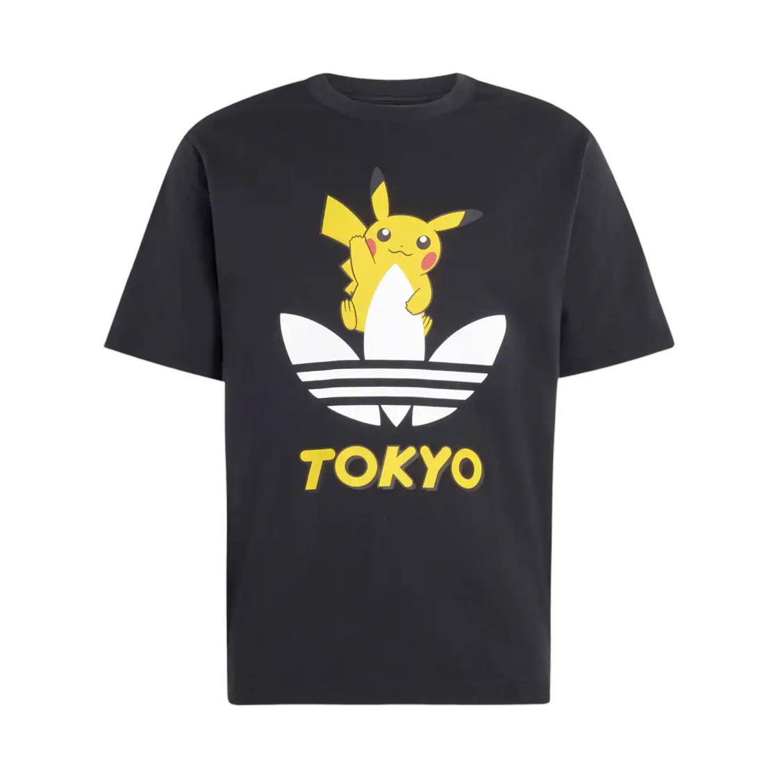 LK3884 Adidas x Pokemon T-Shirt Tokyo 3 Black - KR Sizing