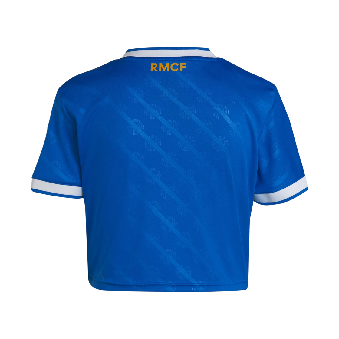 (W) 아디다스 레알 마드리드 2025/26 크롭 써드 저지 블루 버드 - KR 사이즈 (논 마킹 버전)((W) Adidas Real Madrid 2025/26 Crop Third Jersey Blue Bird - KR Sizing (Non Marking Ver.)) - 2