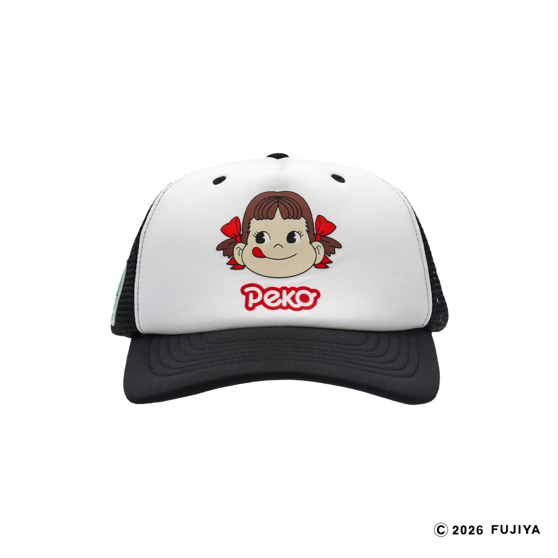 에이티엠 x 페코 로고 메쉬 캡 블랙(Atm x Peko Logo Mesh Cap Black)