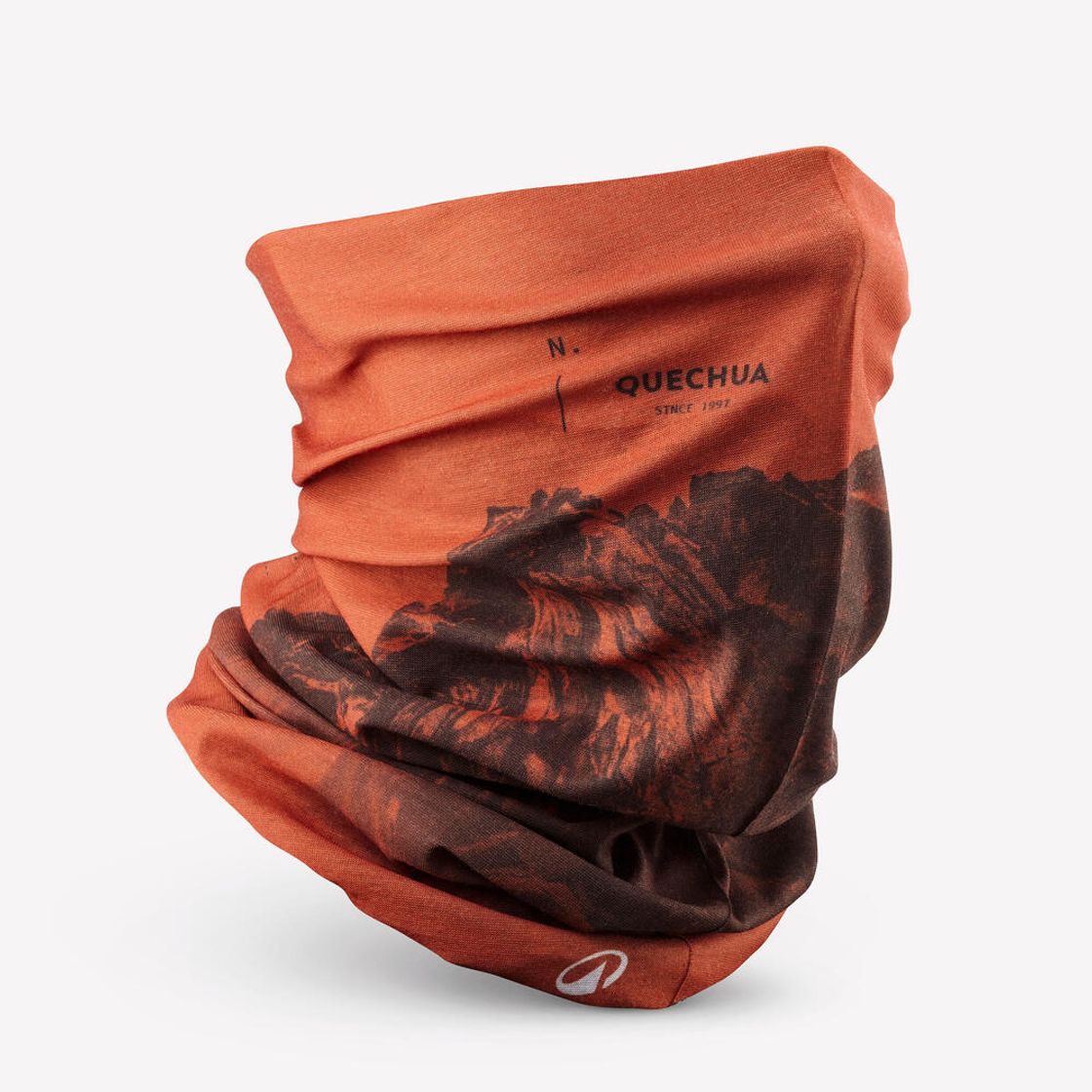 데카트론 하이킹 다용도 넥워머 헤드밴드 하이크 100 오렌지(Decathlon Hiking Multi-Purpose Neck Warmer Headband Hike 100 Orange) - 4