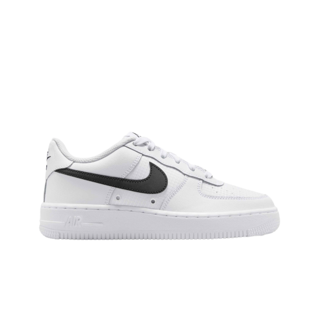 IR3992-100 (GS) Nike Air Force 1 Tech White Black
