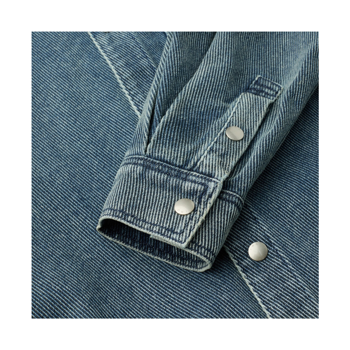 이로 말톤 데님 긴팔 셔켓 블루(Iro Malton Denim Long-Sleeve Shirt Jacket Blue) - 6