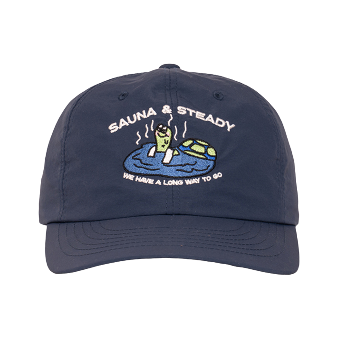빅웨이브 컬렉티브 사우나 스테디 나일론 와이드 캡 다크 네이비(BIGWAVE COLLECTIVE Sauna Steady Nylon Wide Cap Dark Navy)