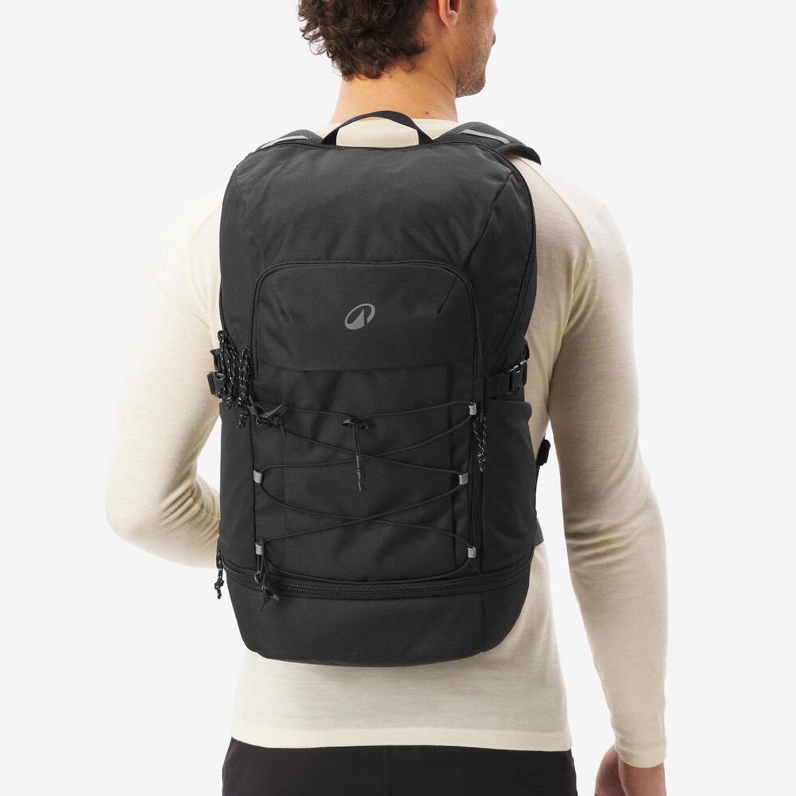 데카트론 하이킹 백팩 30L 아르페나즈 500 스모크 블랙(Decathlon Hiking Backpack 30L Arpenaz 500 Smoke Black) - 3