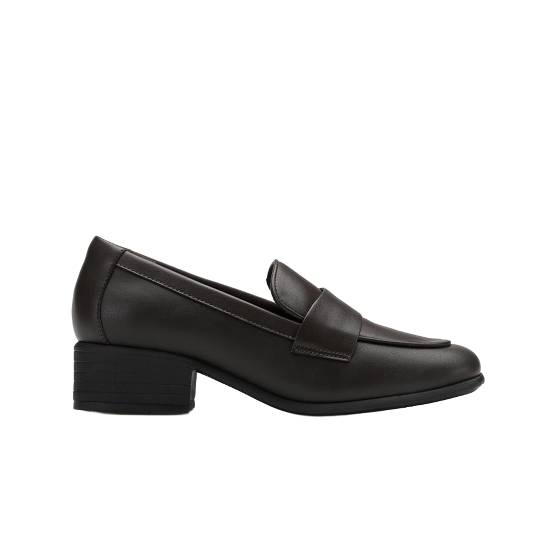 8TMCL26F3R Thom McAn CLARA 02 Women Heel Loafer Brown