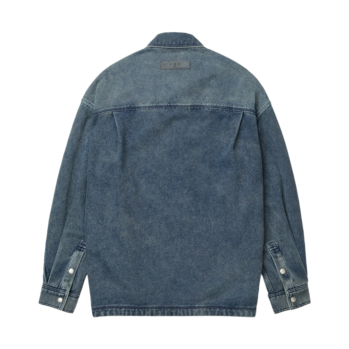 이로 말톤 데님 긴팔 셔켓 블루(Iro Malton Denim Long-Sleeve Shirt Jacket Blue) - 3