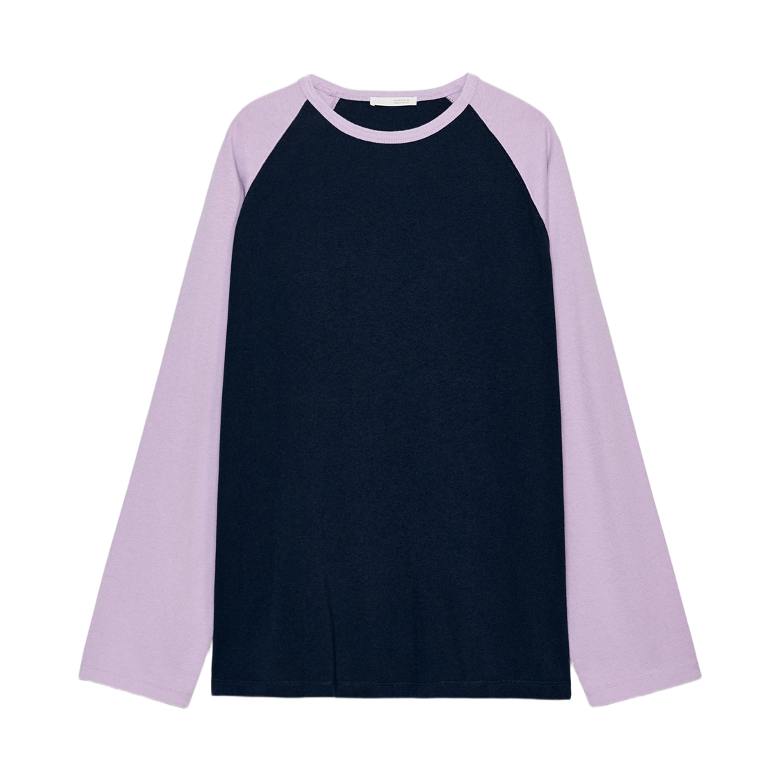 0858/728/629 (W) Zara Contrast Raglan T-Shirt Lilac