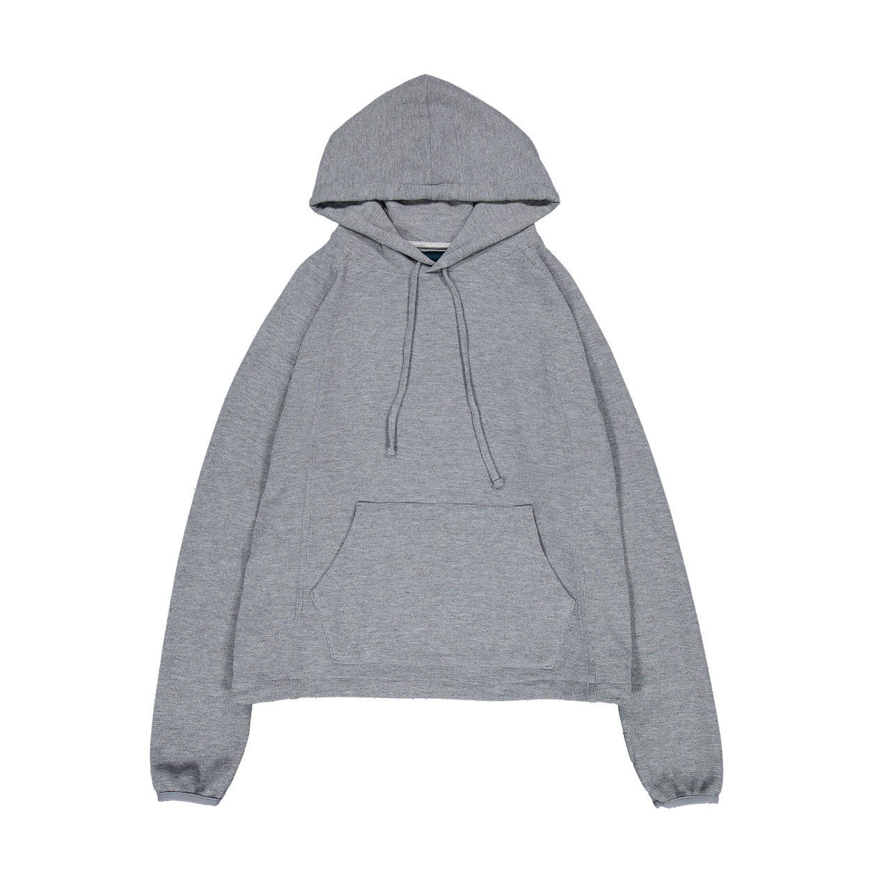 언더마이카 피티드 와플 후디 헤더 그레이(Undermycar Fitted Waffle Hoodie Heather Gray)