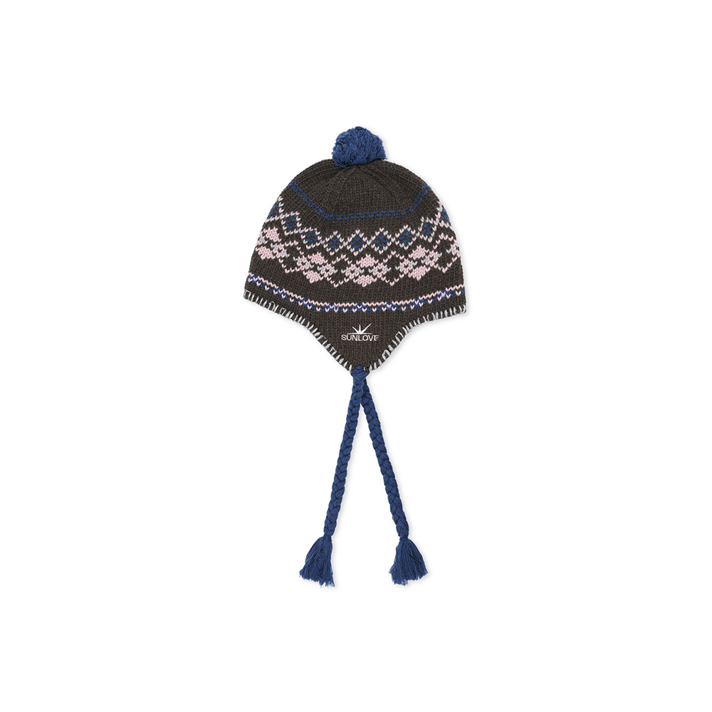 [5% 적립] 썬러브투어 알파인 테슬 비니 다크 브라운([5% 적립] sunlovetour Alpine Tassel Beanie Dark Brown) - 2