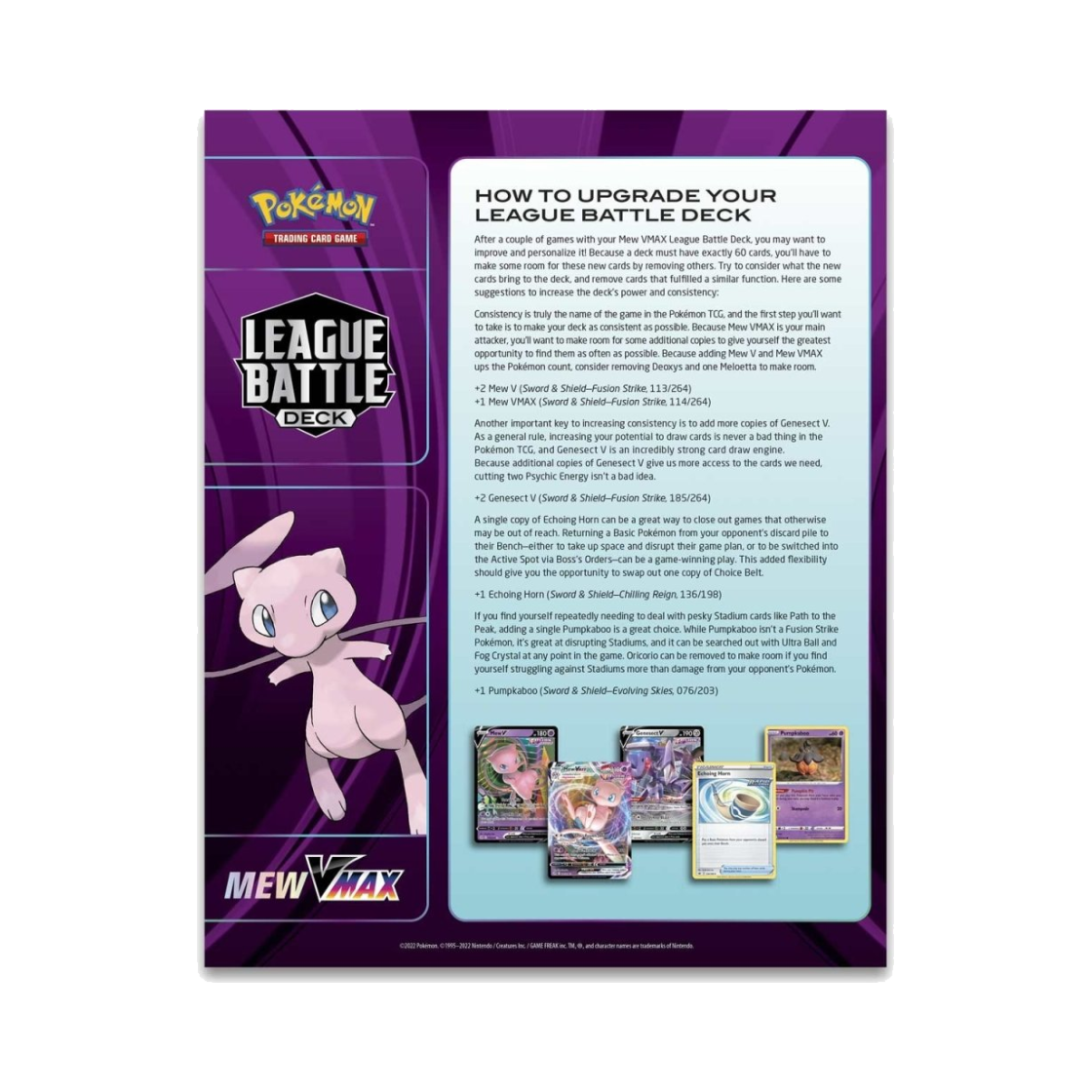 포켓몬 TCG 뮤 VMAX 리그 배틀 덱 (영문판)(Pokemon TCG Mew VMAX League Battle Deck (English Ver.)) - 2