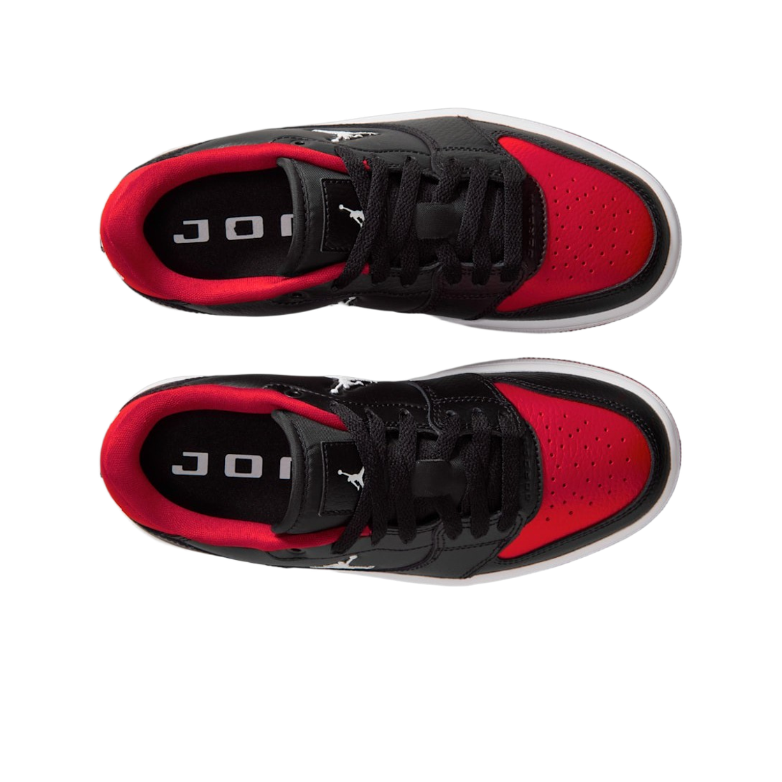 (GS) 조던 코트 커넥트 로우 블랙 짐 레드((GS) Jordan Court Connect Low Black Gym Red) - 2