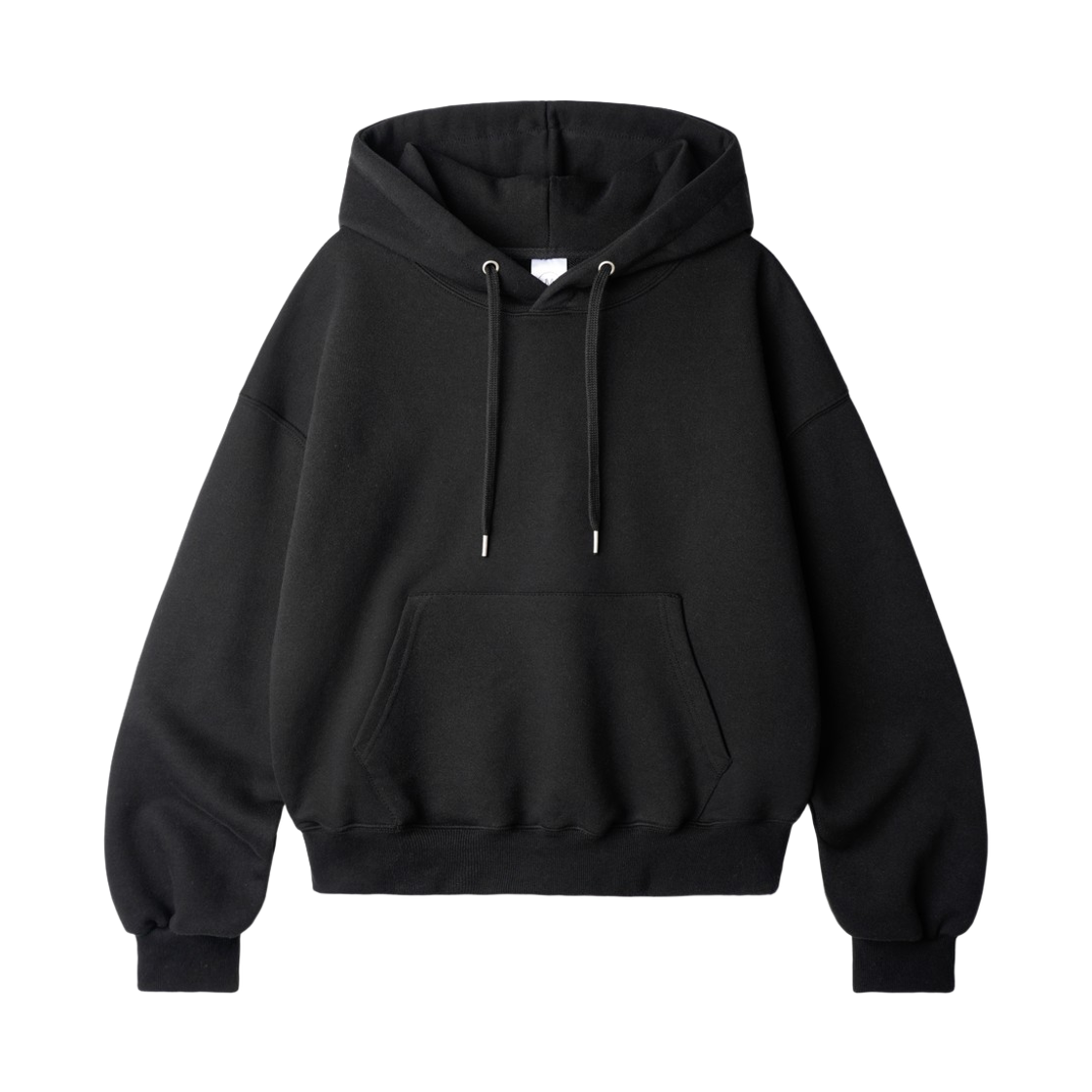 KJHD2649_black_29 JEMUT Daycut Crop Overfit Hoodie Black KJHD2649