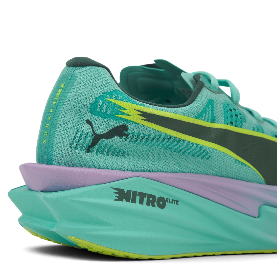 푸마 x 하이록스 디비에이트 나이트로 엘리트 4 인텐스 민트 라이트 라벤더(Puma x Hyrox Deviate Nitro Elite 4 Intense Mint Light Lavender) - 8