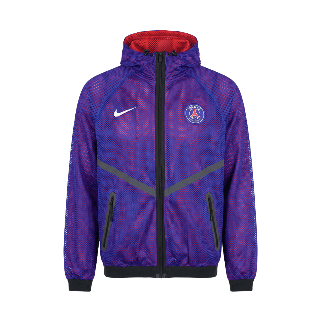 IO4221-417 Nike Paris Saint-Germain Dri-Fit Soccer Anthem Jacket Old Royal University Red (IO4221-417) (Non Marking Ver.)